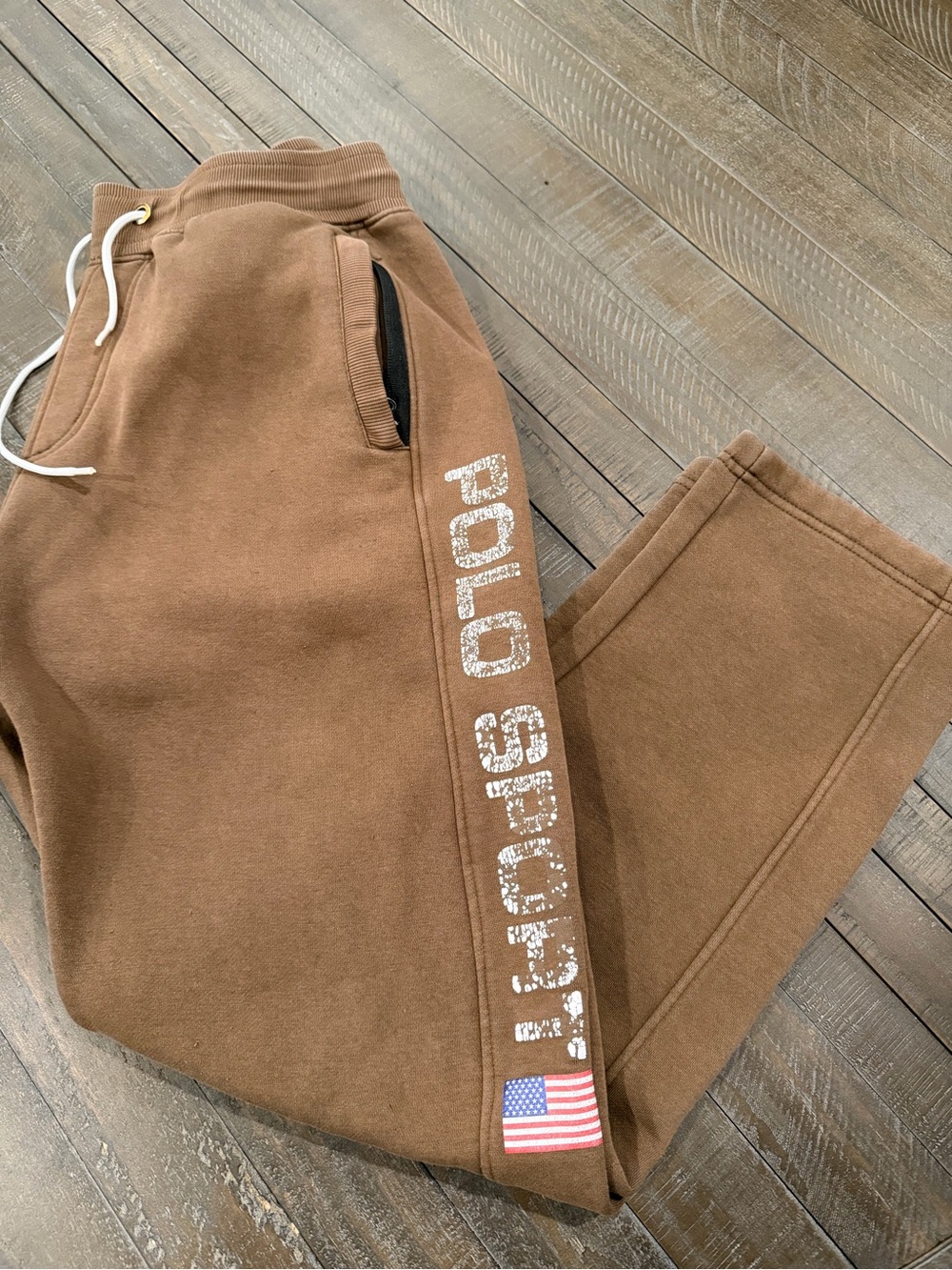 Polo Ralph Lauren Sport Fleece Sweatpants – Brown – Large